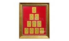 กรอบรูปผ้ายันต์ชุด 10 ชิ้น เสริมมงคล